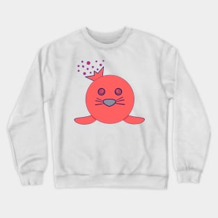 Kawaii Cute Pomegranate Baby Seal Crewneck Sweatshirt